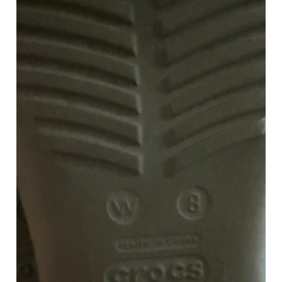 Crocs Women’s Sexi Serena Thong Sandals Cheetah Gray Shoes Flat Thong Size 8 - Picture 7 of 9